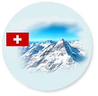 Swiss alps illustration